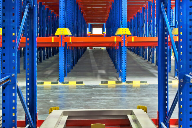 Pallet racking system for warehouse storage metal shelving distribution center